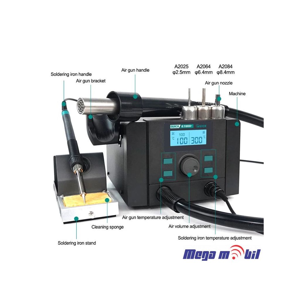 Duvalka so letkum QUICK 8786D+